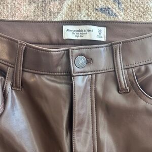 Abercrombie vegan leather pants